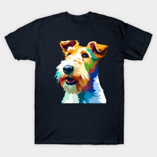 Wire Fox Terrier Pop Art - Dog Lover Gifts T-Shirt